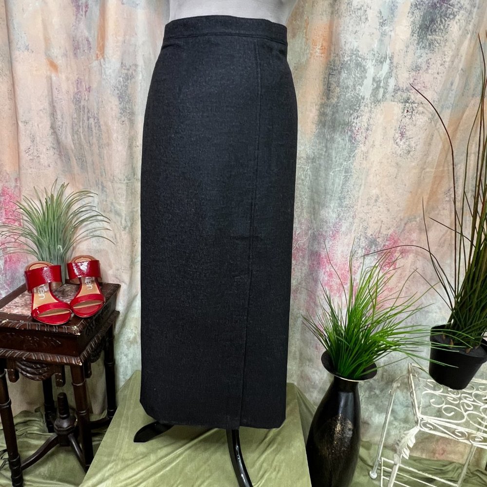 VTG 📌 Hammer Bavarian Pencil Virgin Wool Loden Skirt